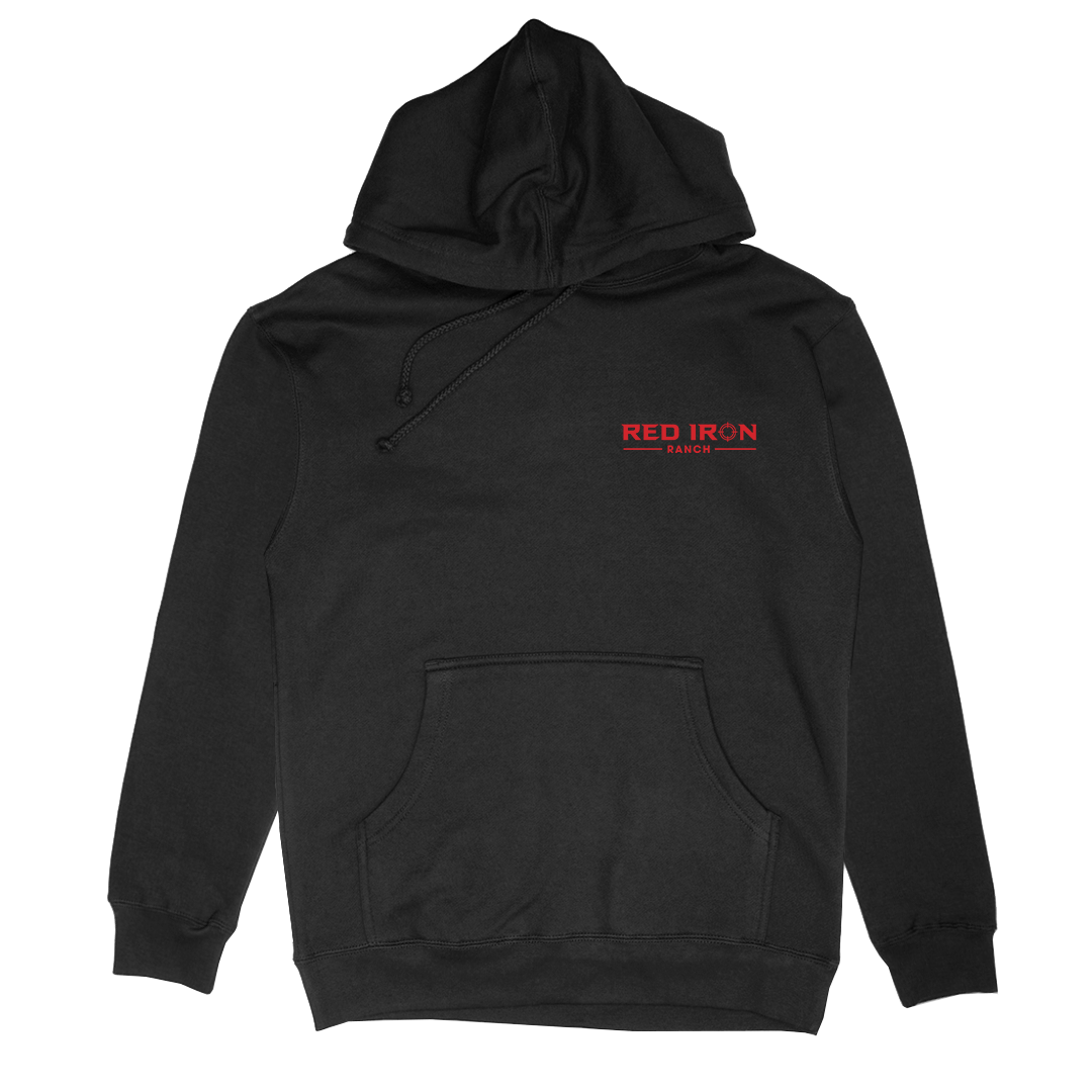 Red Iron Flag Hoodie